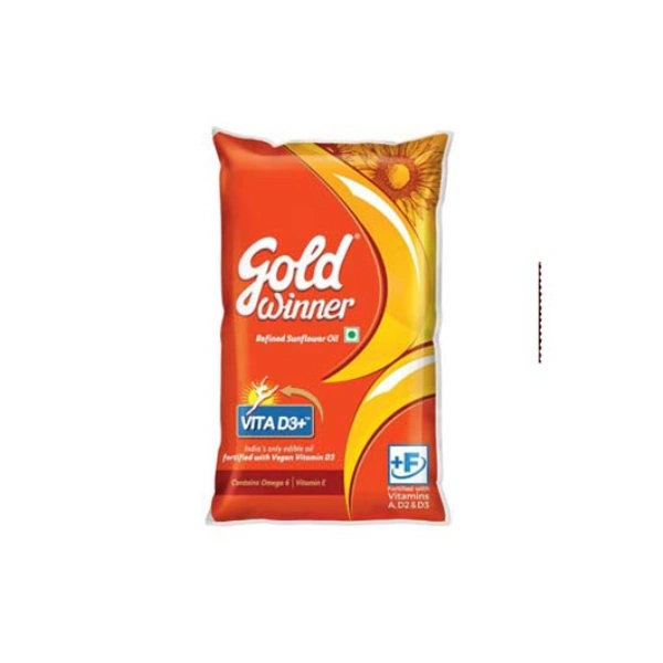 Gold Winner sunflower oil 1ltr